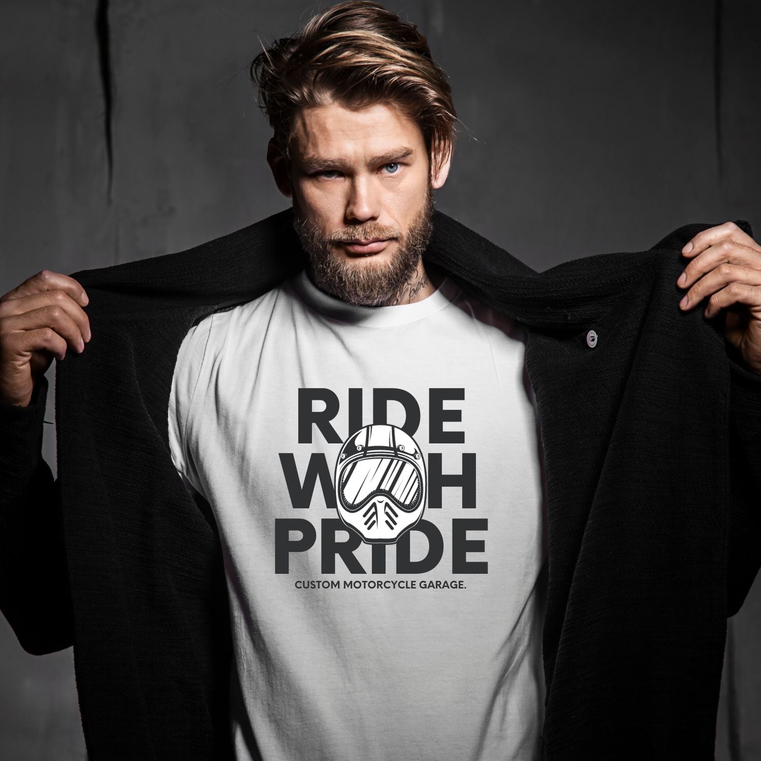 Tricou "ride with pride" - Cadouri Personalizate
