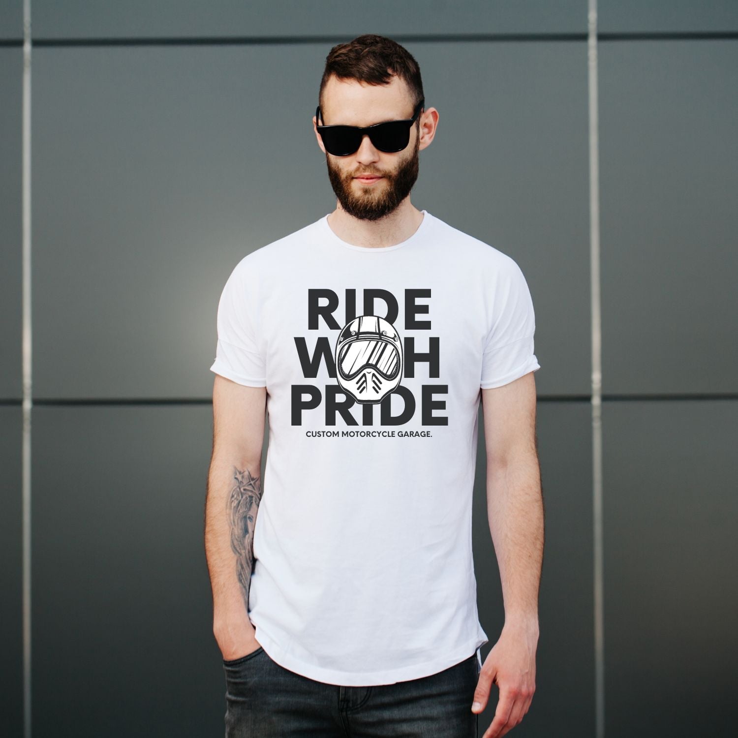 Tricou "ride with pride" - Cadouri Personalizate