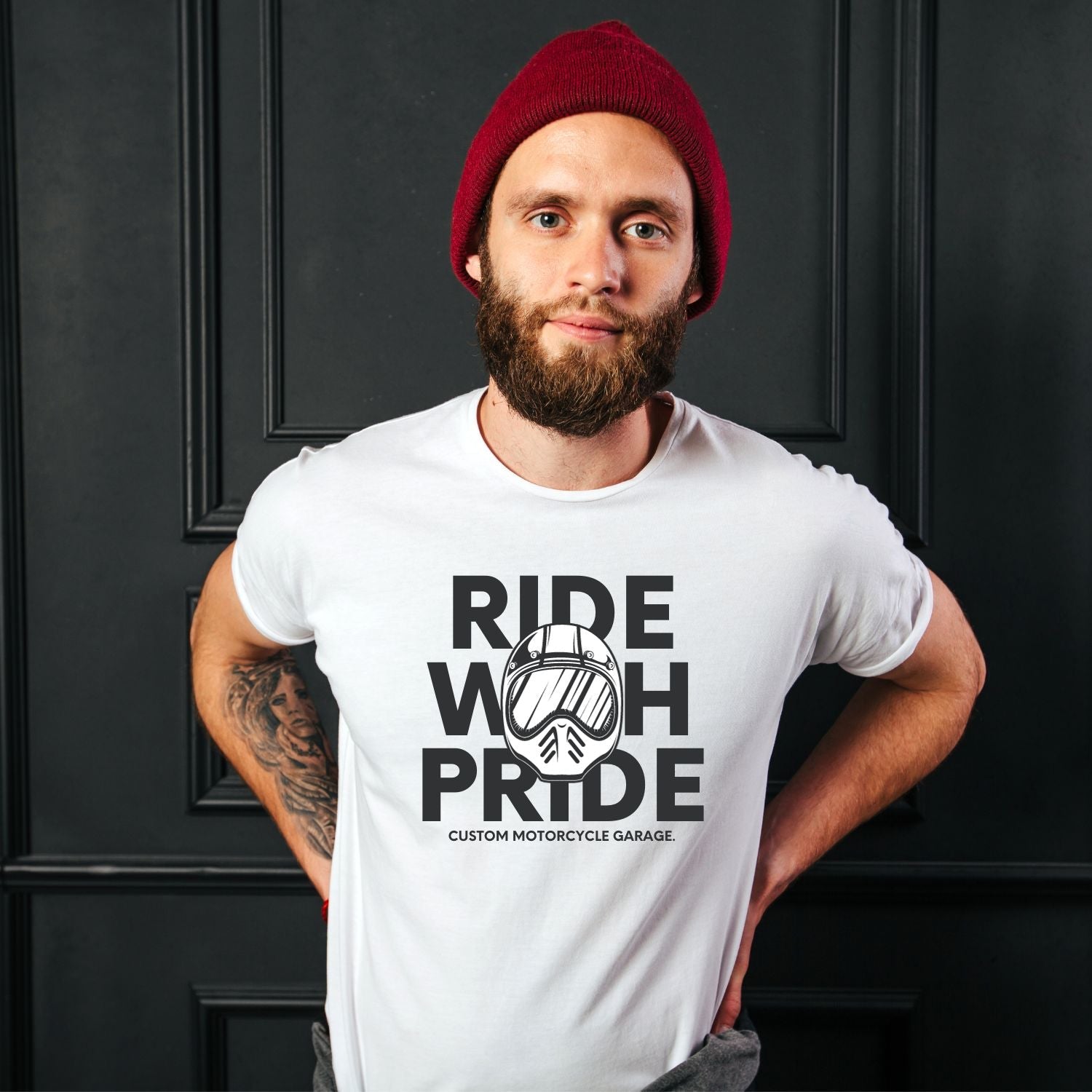 Tricou "ride with pride" - Cadouri Personalizate