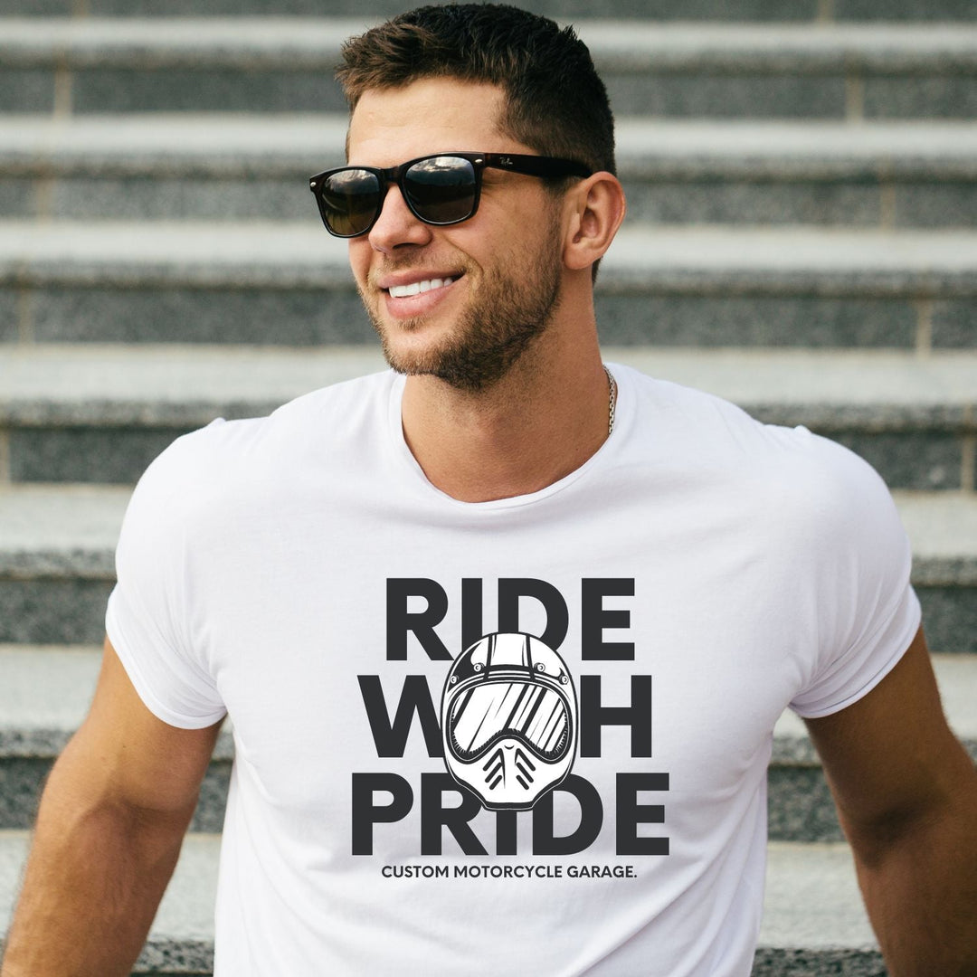 Tricou "ride with pride" - Cadouri Personalizate