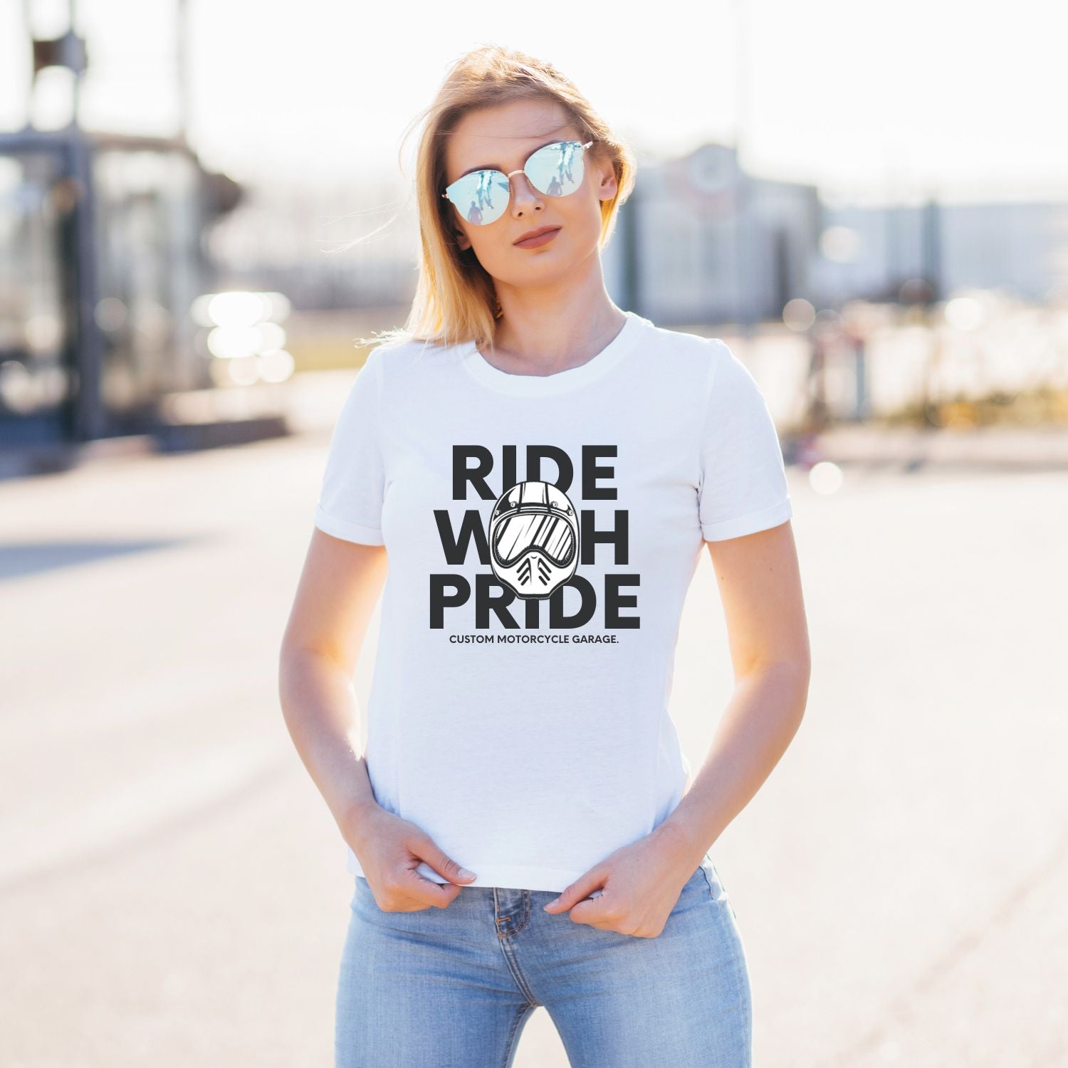 Tricou "ride with pride" - Cadouri Personalizate