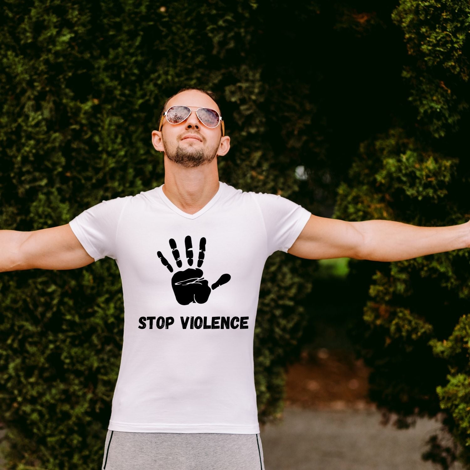 Tricou "stop violence" - Cadouri Personalizate