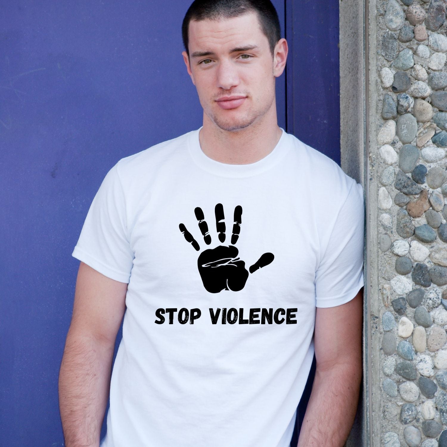 Tricou "stop violence" - Cadouri Personalizate
