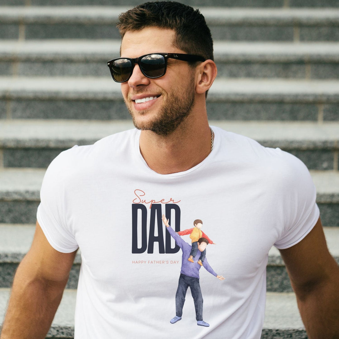 Tricou "super dad" - Cadouri Personalizate