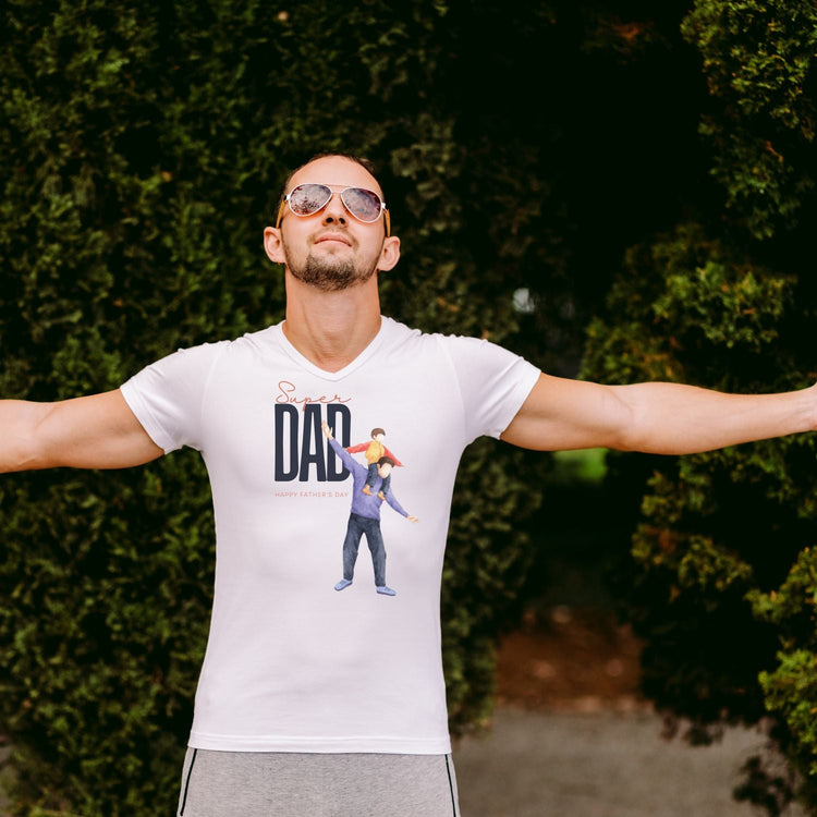 Tricou "super dad" - Cadouri Personalizate