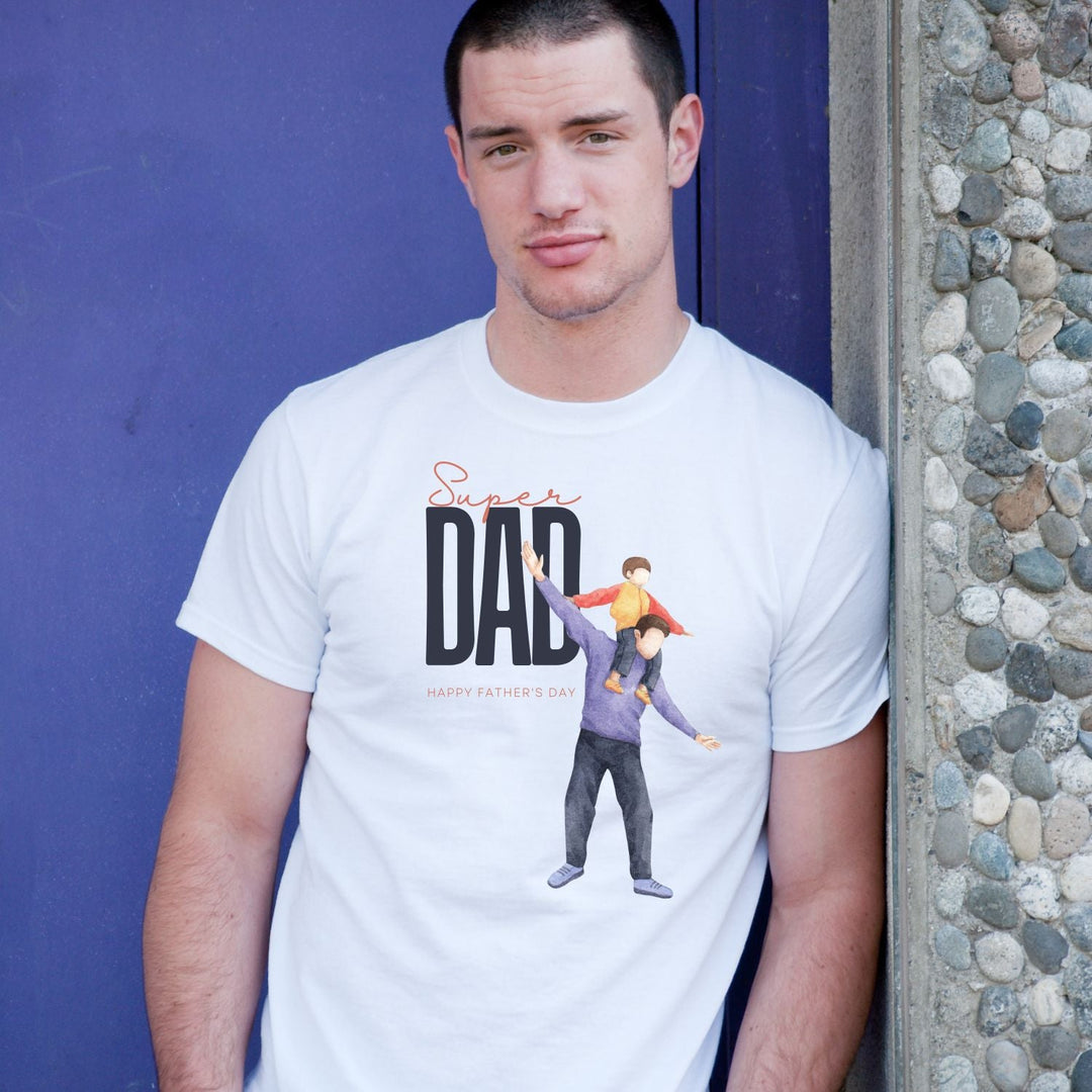 Tricou "super dad" - Cadouri Personalizate