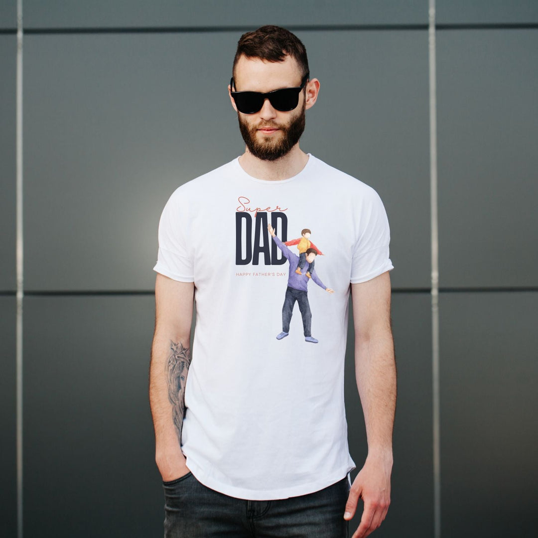 Tricou "super dad" - Cadouri Personalizate