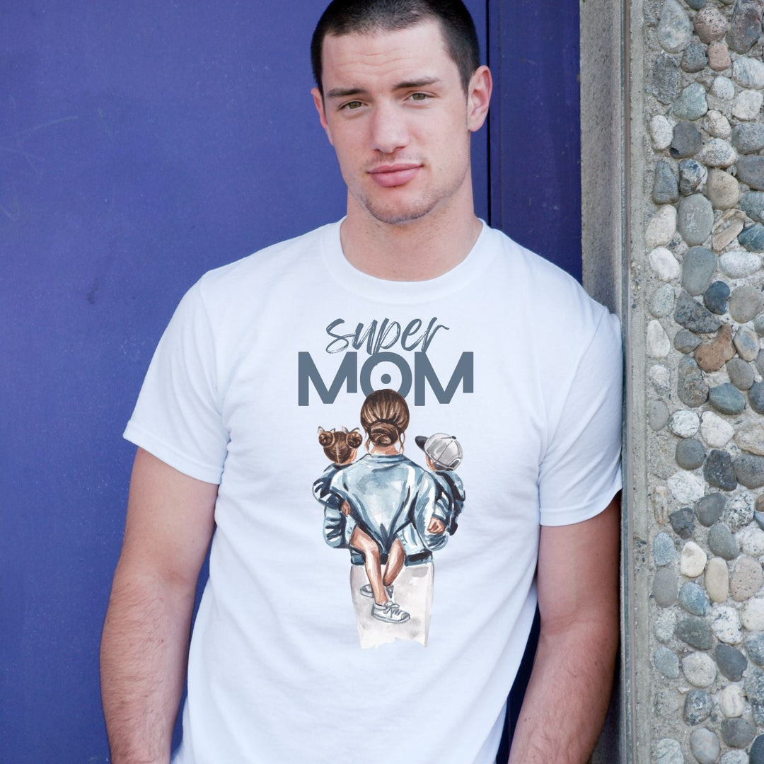 Tricou "super mom" - Cadouri Personalizate
