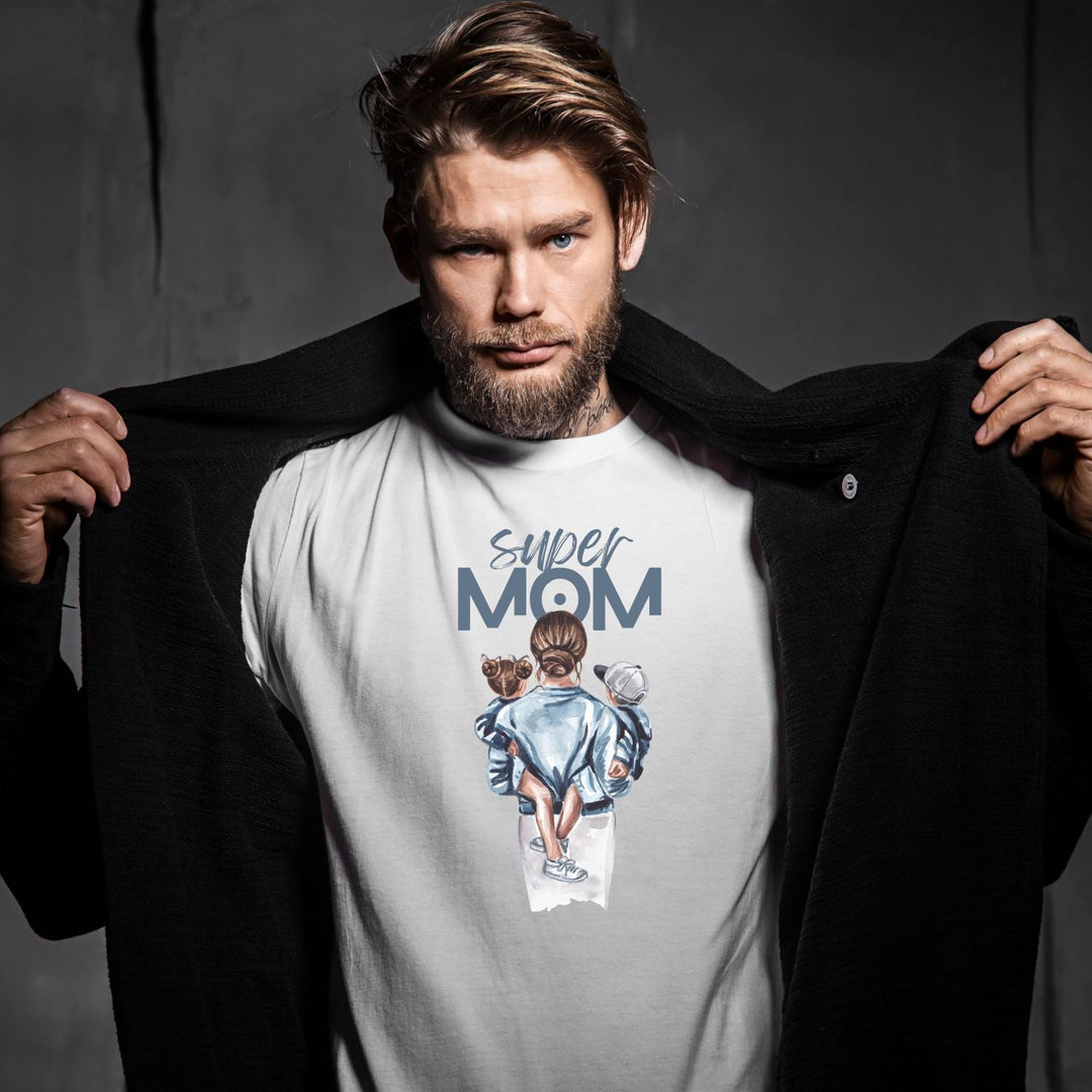 Tricou "super mom" - Cadouri Personalizate