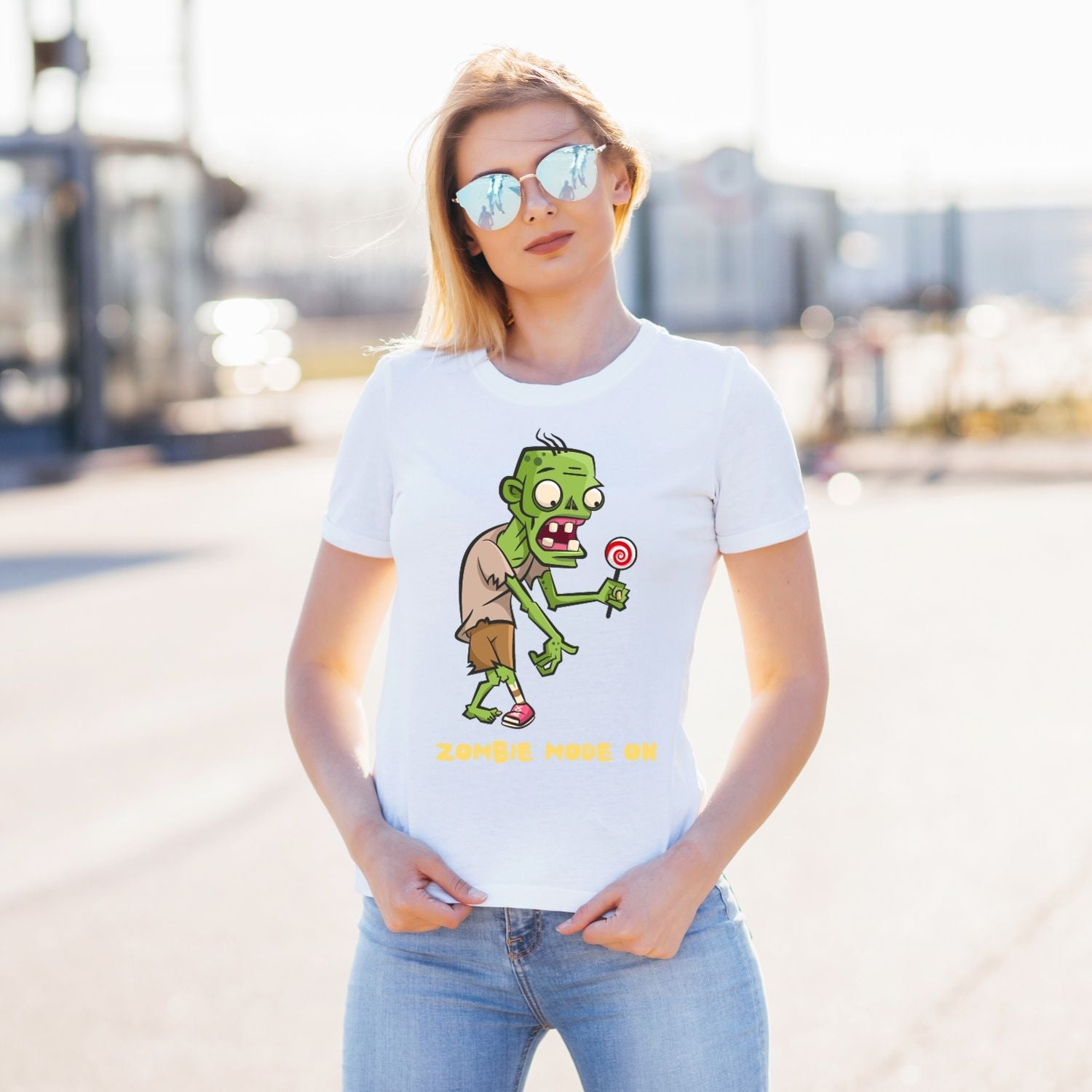 Tricou "zombie mode on" - Cadouri Personalizate